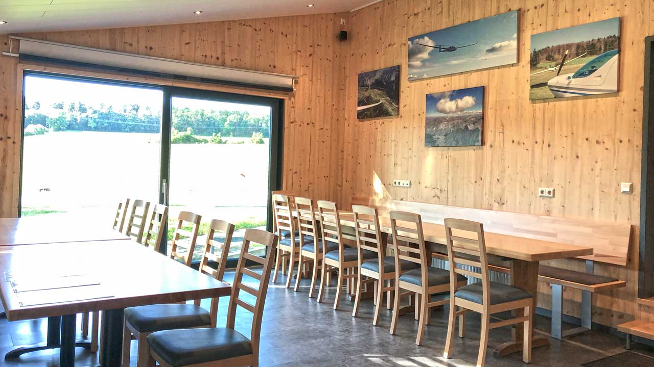 Fliegerklause Innenraum